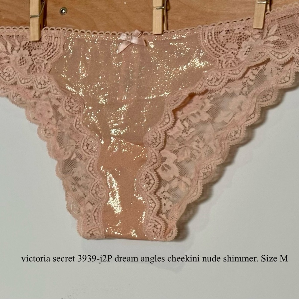 Multiple Nude Panties shimmer and mesh styles